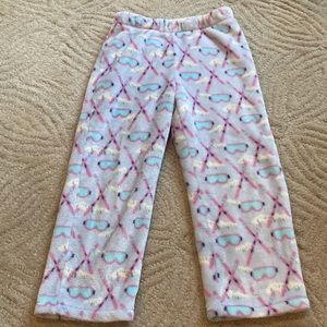 VINEYARD VINES Girls 4-5 Minky Pajama Pants Ski Goggles